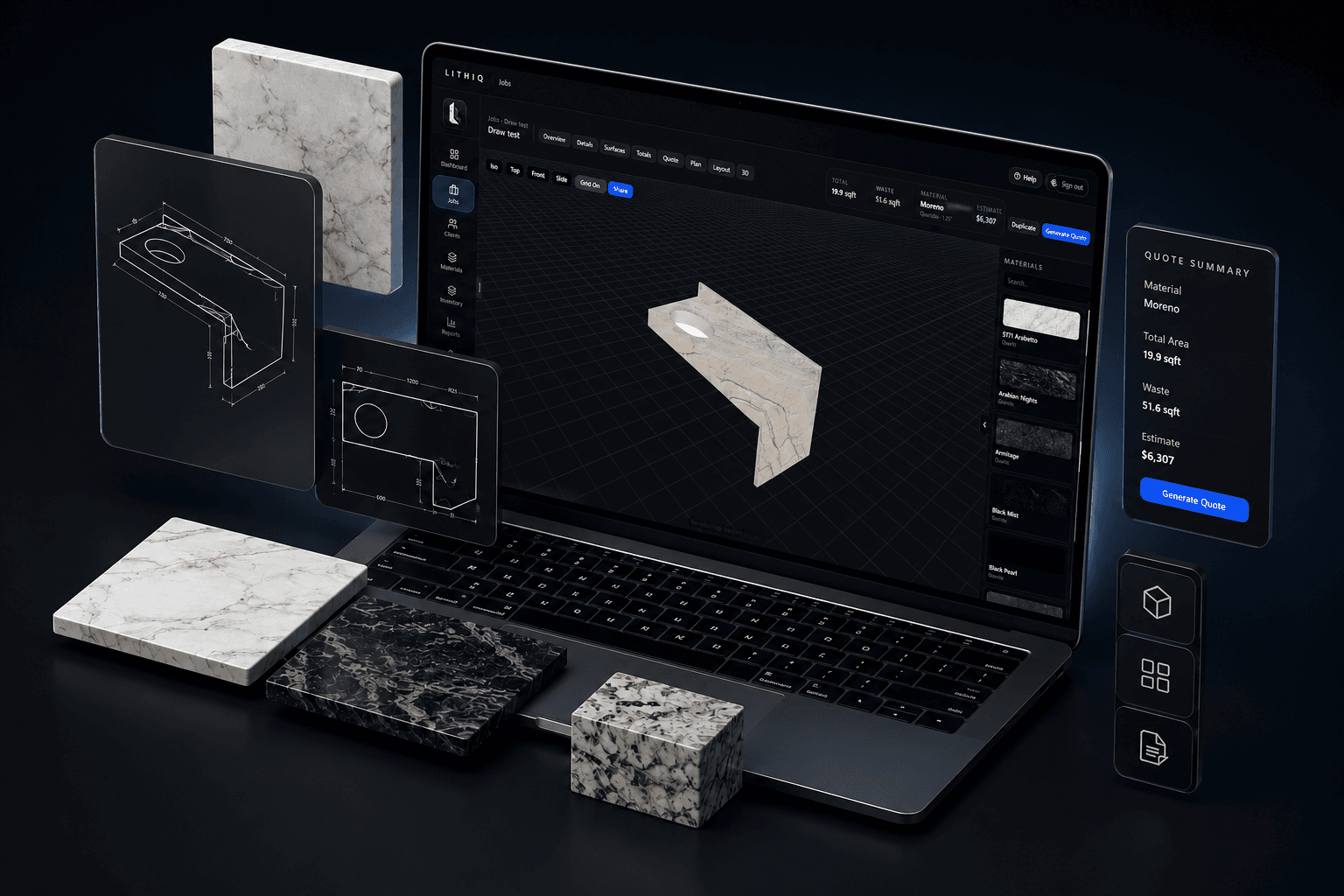LithiqOS interface